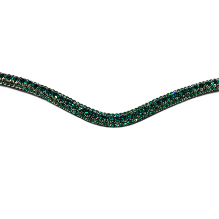 Lux Emerald Browband - Black